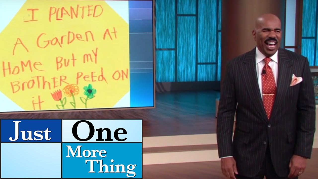 Hilarious Kid Letters About Spring || STEVE HARVEY
