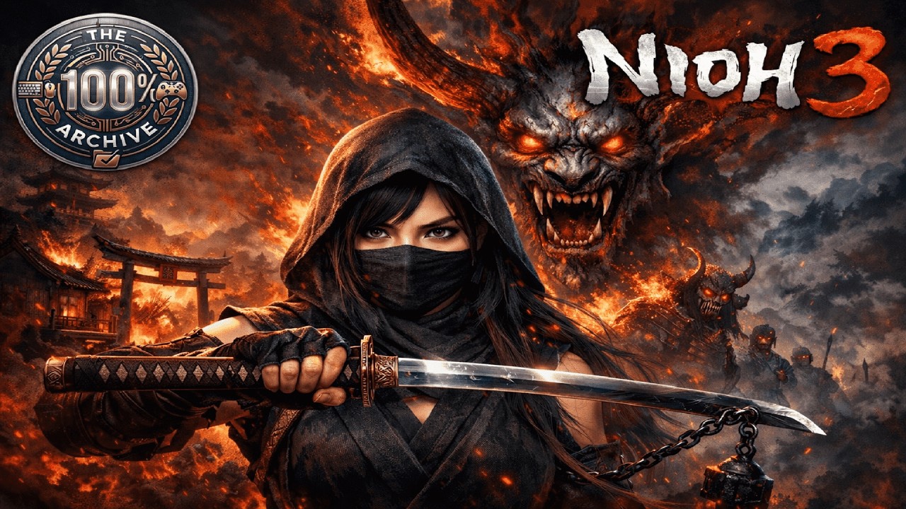 TENRYU RIVER & HAMAMATSU | Nioh 3 | Part 4 | 100% Archive | No Commentary | 🏆9/51🏆