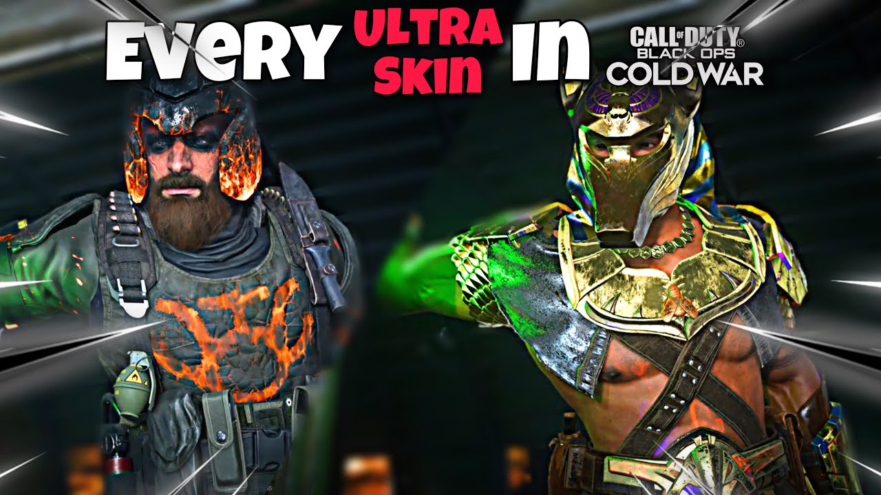 Every Reactive Skin - Black Ops Cold War/Warzone