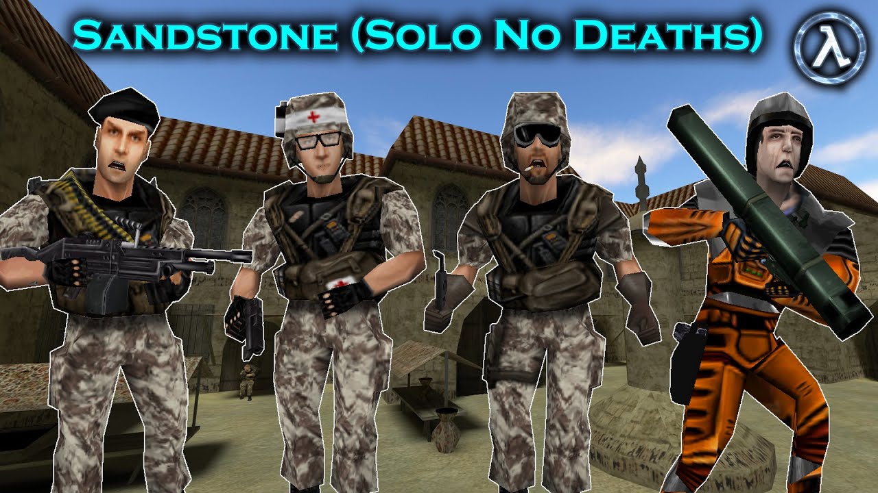 [Sven Co-op Sandstone (Solo No Deaths)] Full Walkthrough