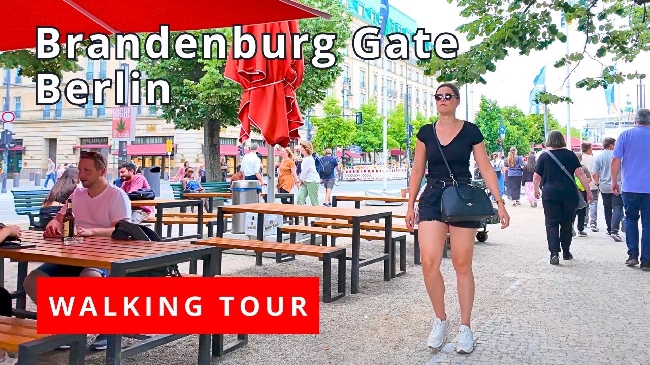 GERMAN WALKING TOUR: Alexanderplatz - Brandenburg Gate, Berlin. [4K / 60 fps] 🇩🇪