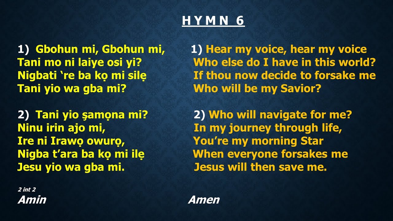 CCC Hymn 6 (Gbohun mi, Gbohun mi...)...  CCC,Redemption Parish,Winnipeg, Canada