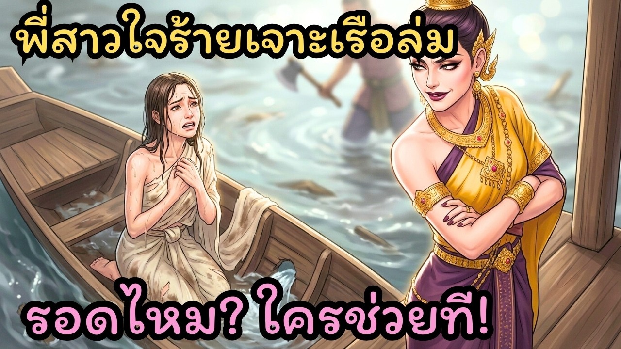 แผนร้ายกลางสายน้ำ! พี่สั่งเจาะเรือฆ่าน้อง หวังแย่งคนรัก