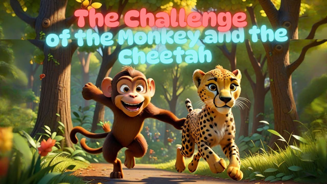 Can Max Outsmart the Fastest Cheetah in the Woods? | Fun Kids Story | Moral & Adventure 🌟