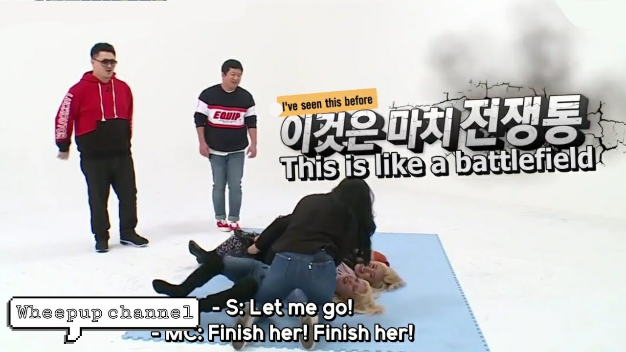 Mamamoo trying to separate each others: Radish/Moo game