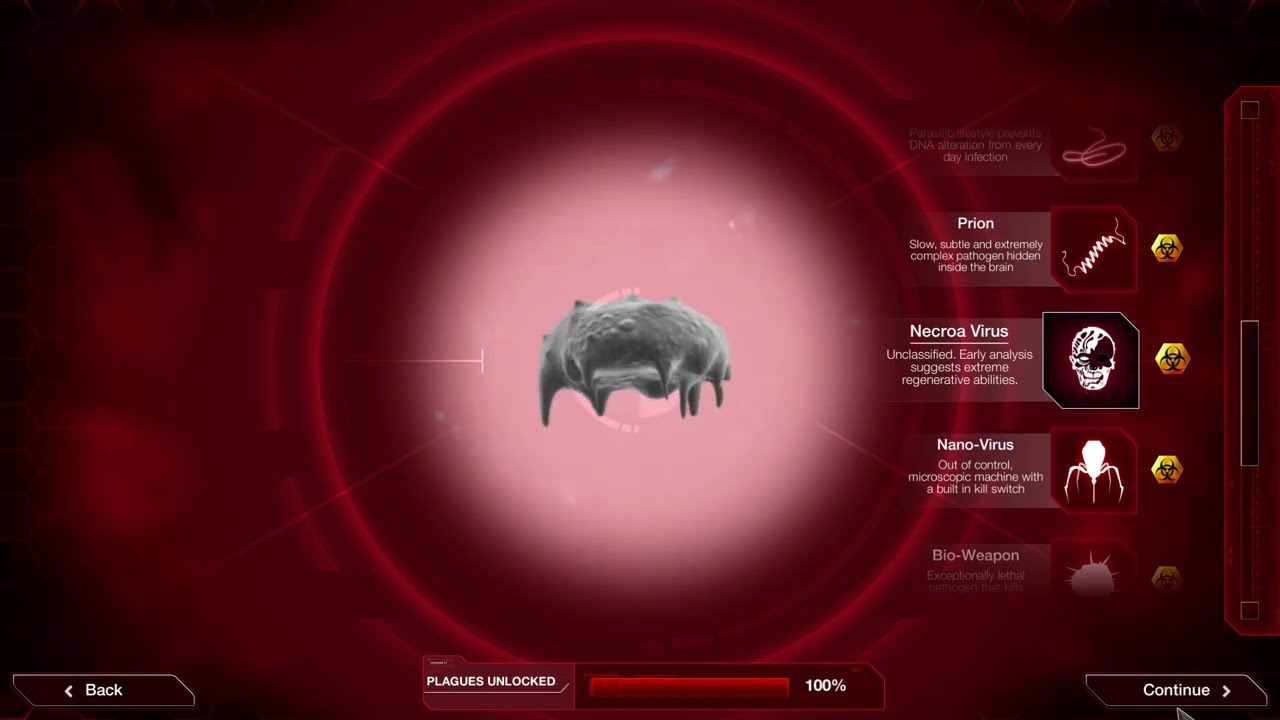 Plague Inc. Evolved: Necroa Virus (Mega Brutal - 5 Stars)