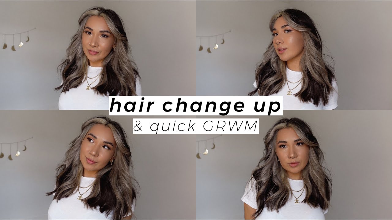 AUTUMN HAIR TRANSFORMATION | Money Piece Highlights on Dark Hair