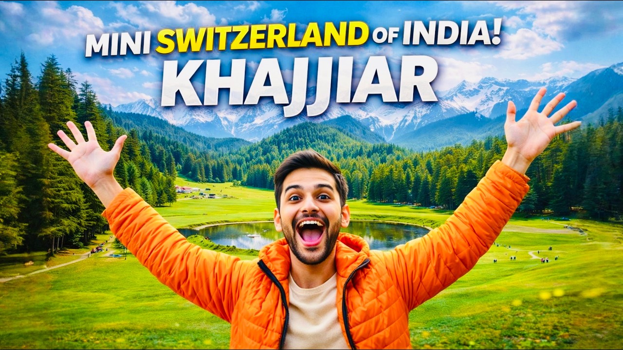 India’s Secret Switzerland? 😍❤️ UNReal BEAUTY OF Khajjiar Shocked Me!🤯🥰