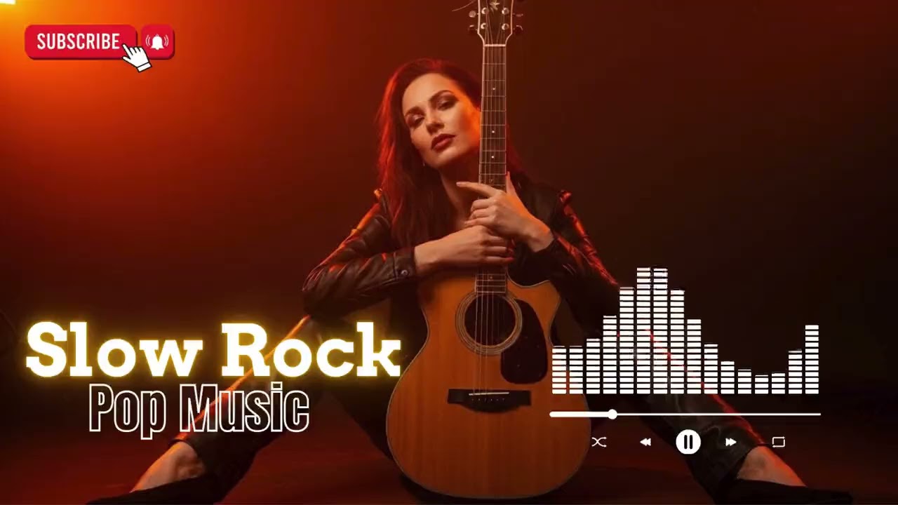 Emotional Slow Rock Nights 🌙 Soft Guitar & Warm Rock Mood
