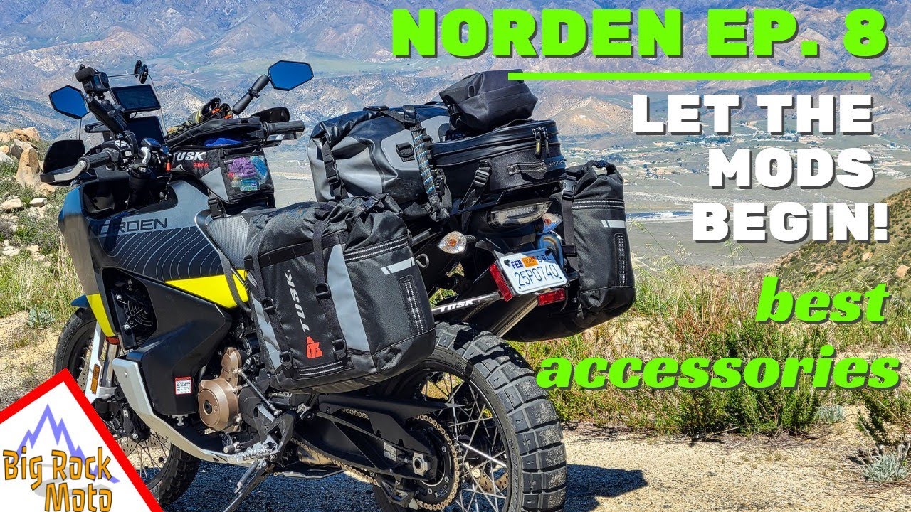 Husqvarna Norden 901 | Crash Protection, Accessories & Luggage (stage 1 build) (ep.8)