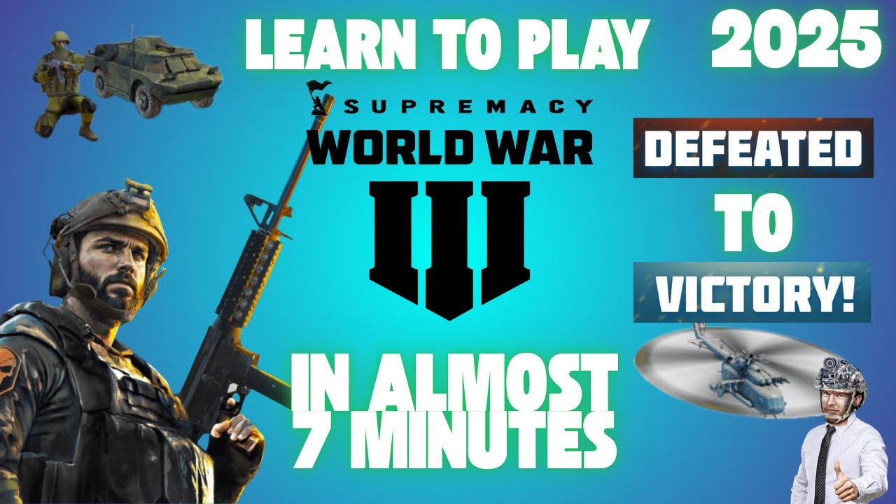 Learn to play Supermacy World War 3 in almost 7 minutes..
