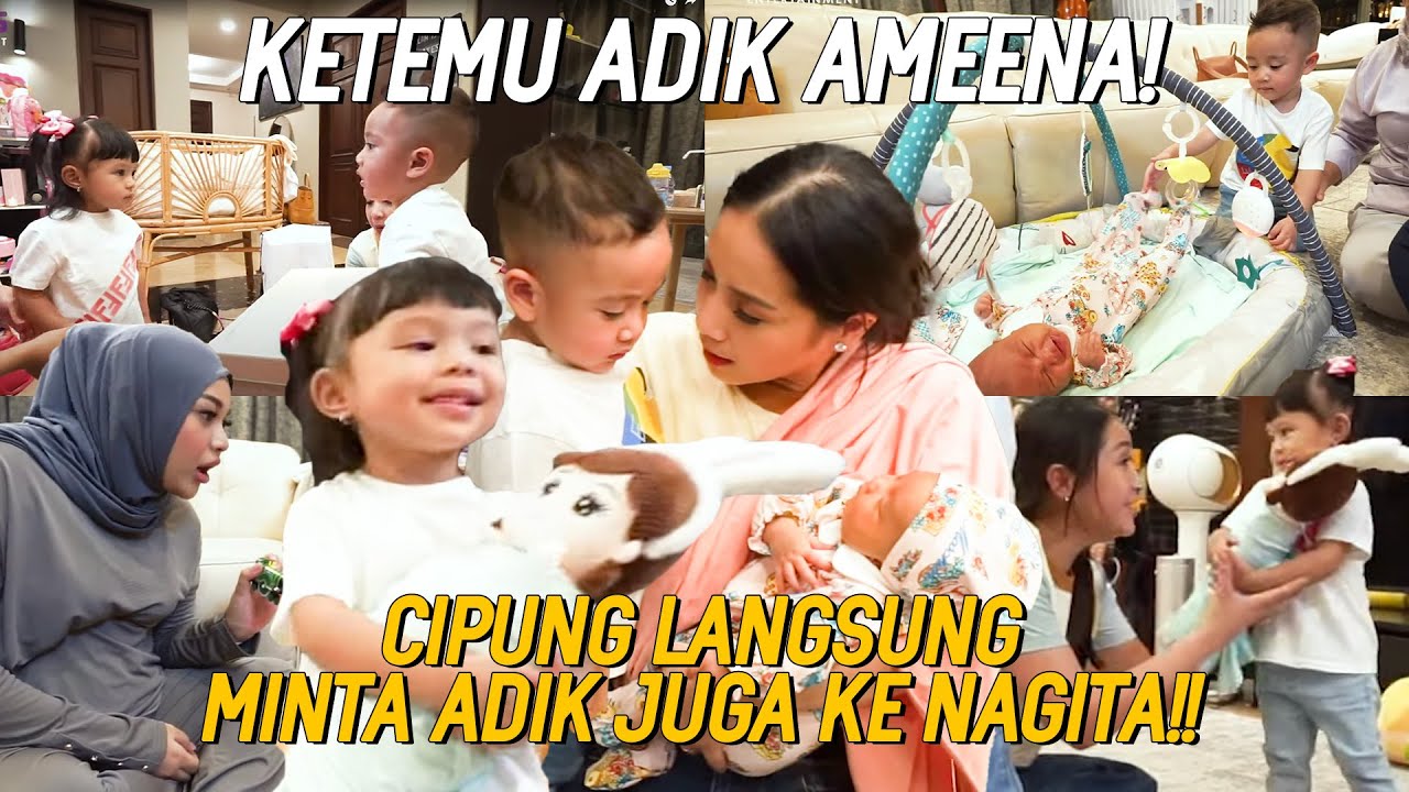 CIPUNG&AMEENA KOMPAK JAGAIN AZZURA SEHARIAN DIRUMAH BERDUAAN!! NAGITA AUREL GEMES LIATNYA!!