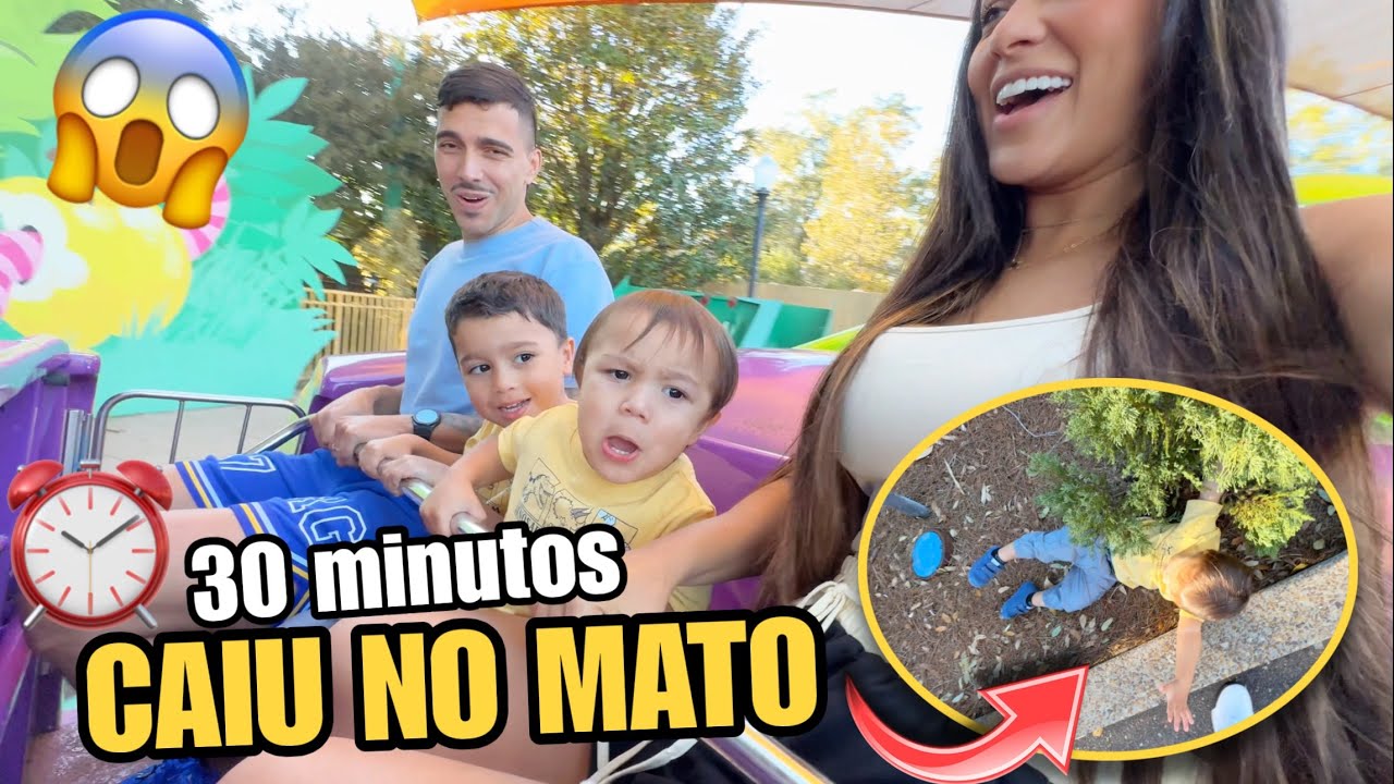 DOM CAIU NO MATO!!! *30 MINUTOS DE VÍDEO realzão no PARQUE. 😱⏰
