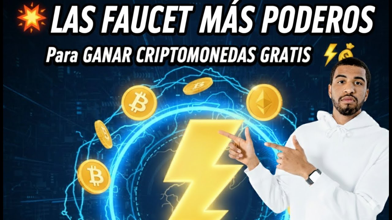 💥 Las FAUCET M&Aacute;S PODEROSAS Para GANAR CRIPTOMONEDAS GRATIS 2026⚡💰