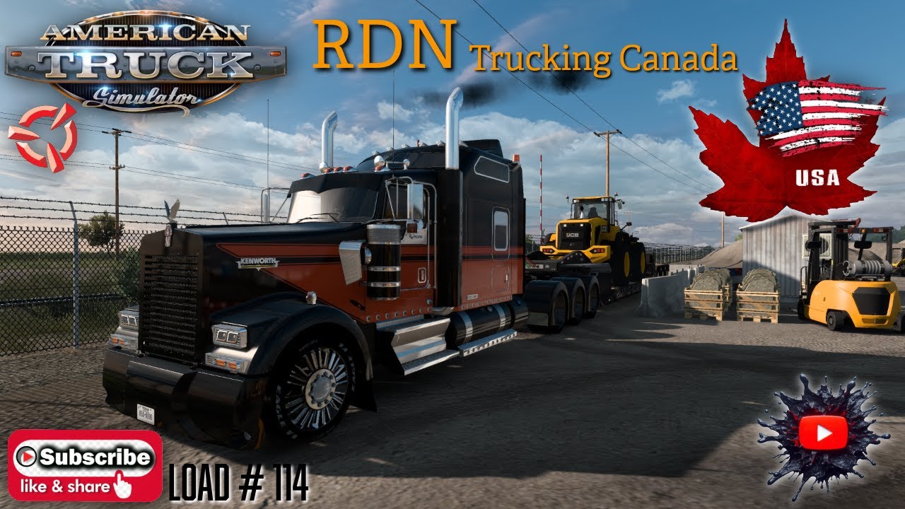 American Truck Simulator  RDN Trucking Canada. Corpus Christi TX to Laredo TX  Load 114