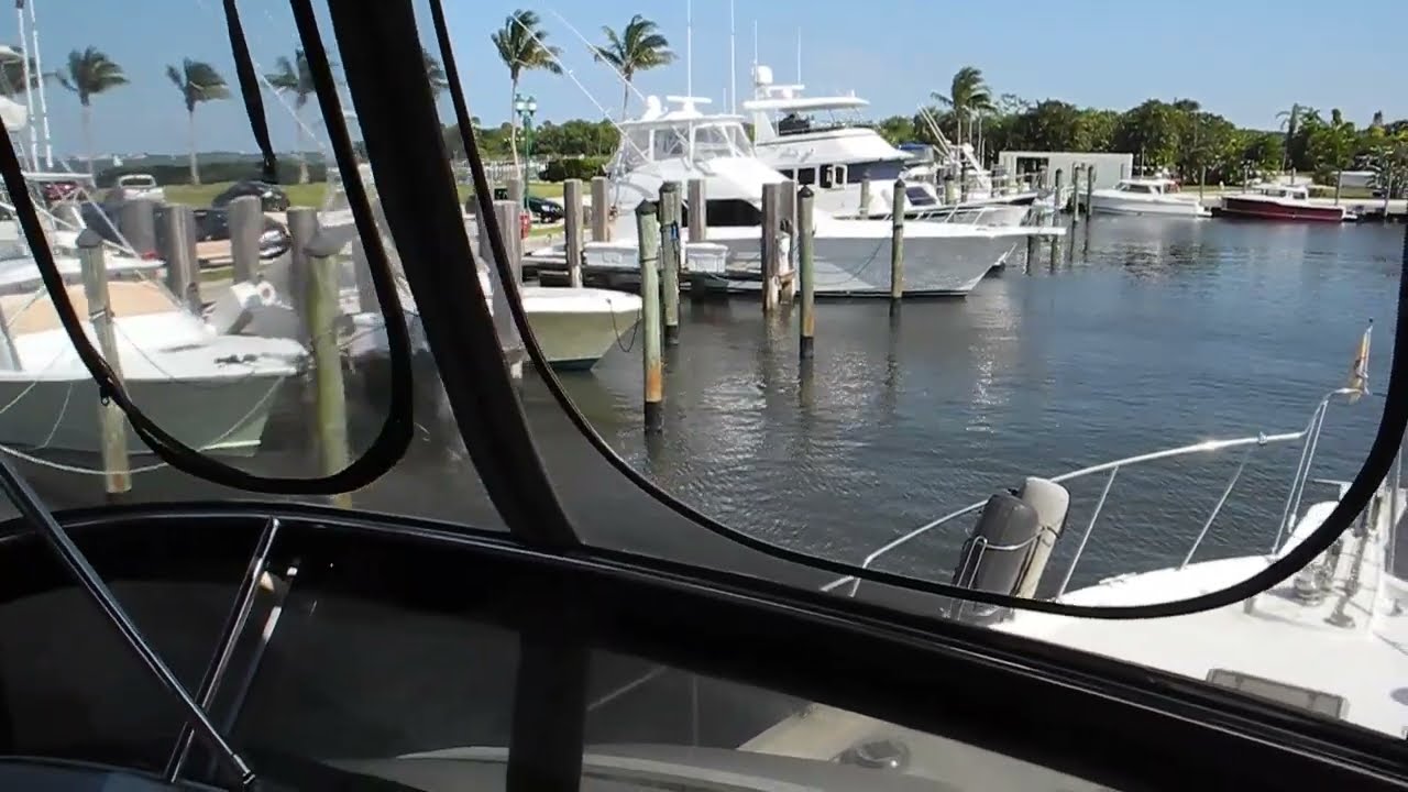 Docking with wind, in and out