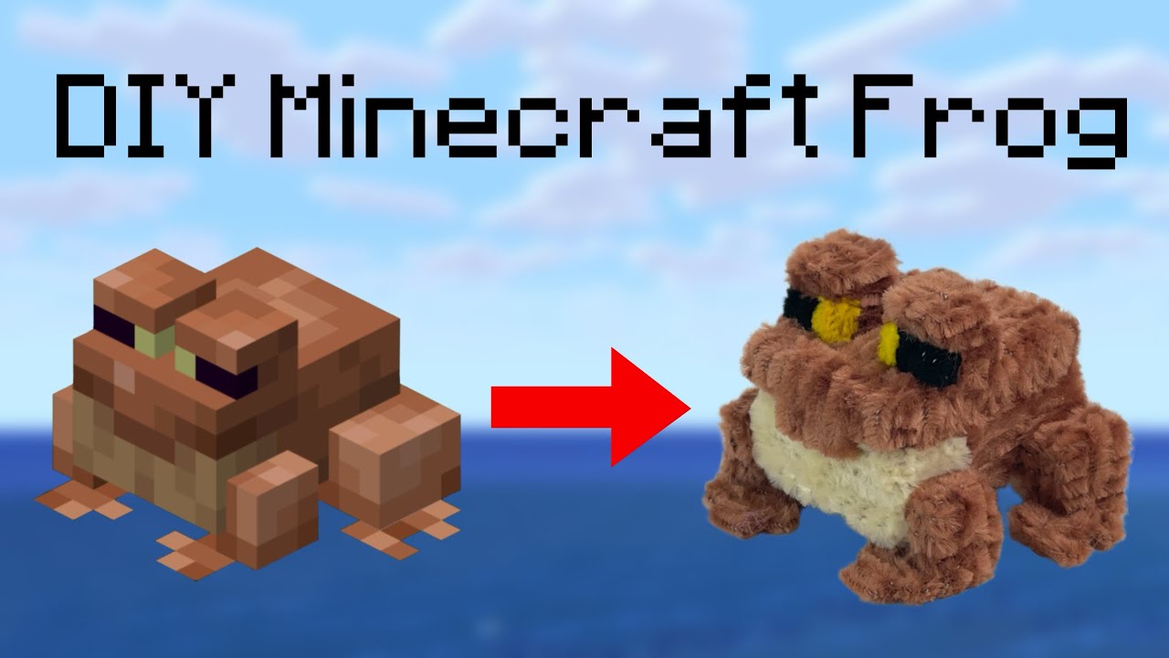 How to make a Minecraft Frog with Pipe Cleaners