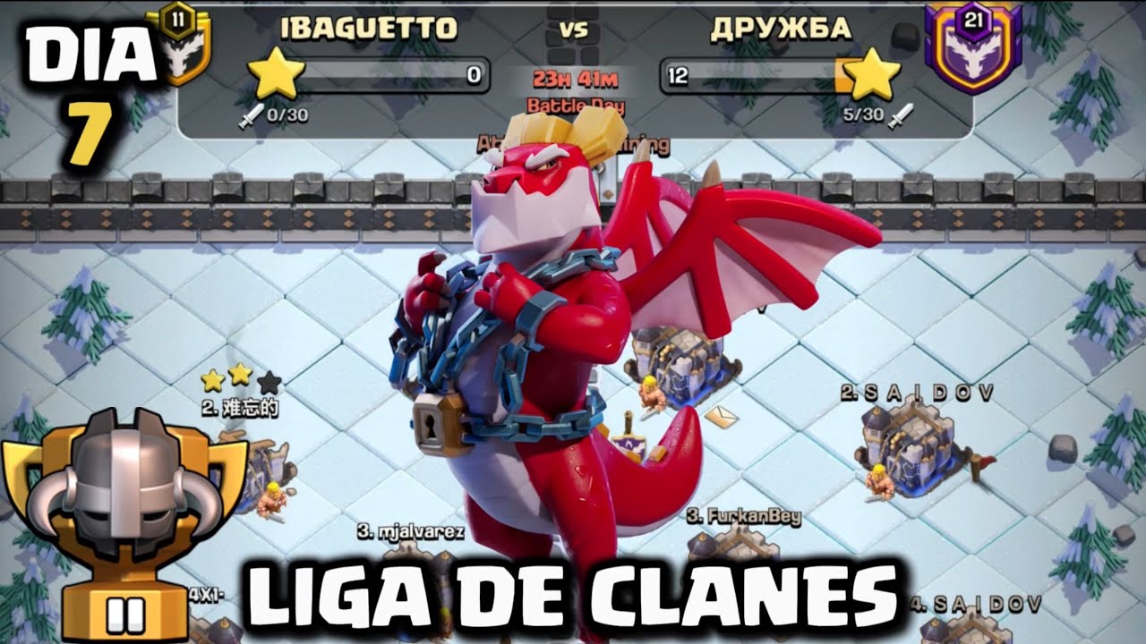 Ultimos ataques de liga dandole la bienvenida a Maestros 1 | CWL DIA 7