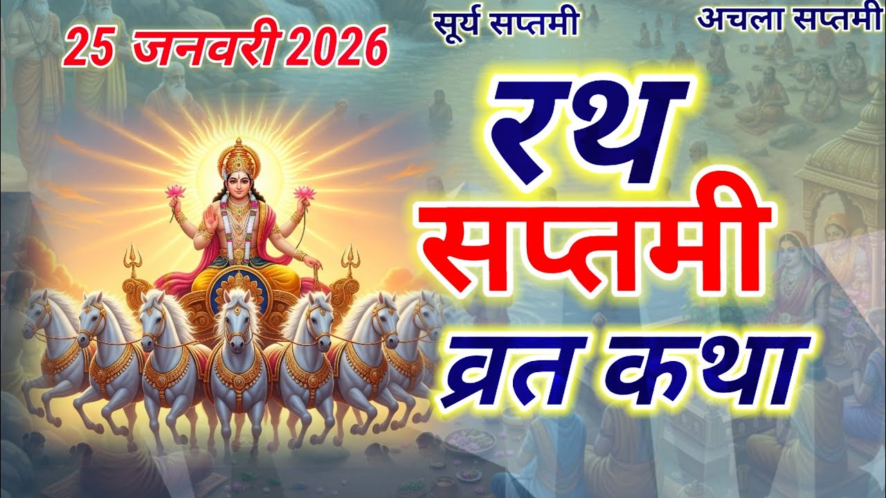 रथ सप्तमी व्रत कथा || ratha saptami vrat katha || अचला सप्तमी व्रत कथा || achala saptami vrat katha.