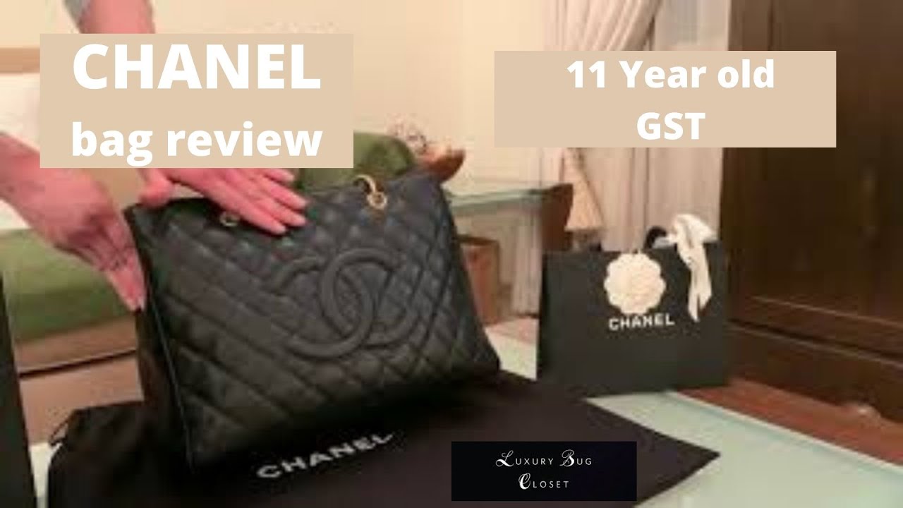 CHANEL Bag! Review on an 11 Year old GST bag ( Grand Shopping Tote )