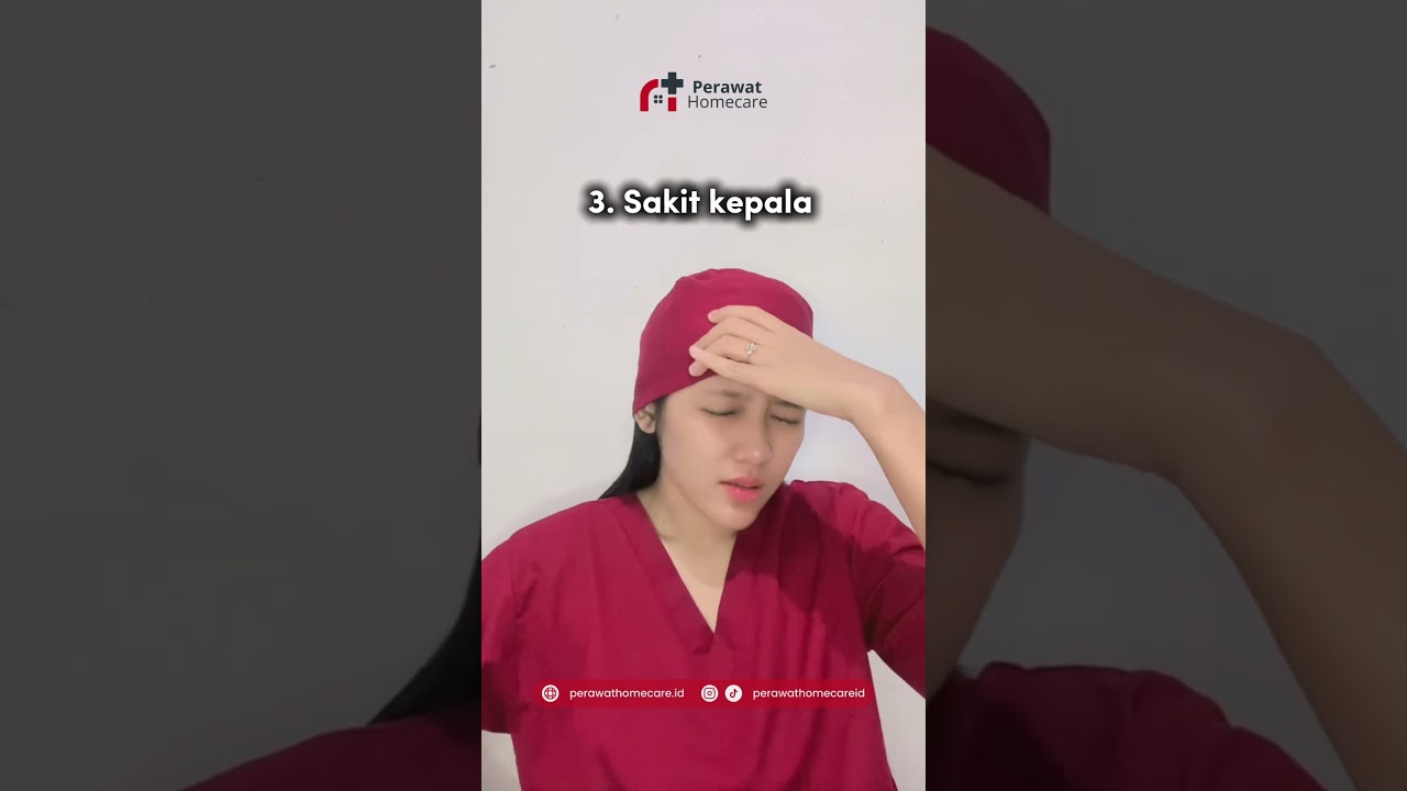 Ciri ciri gejala tipes yang harus kamu tau! #perawathomecarejakarta