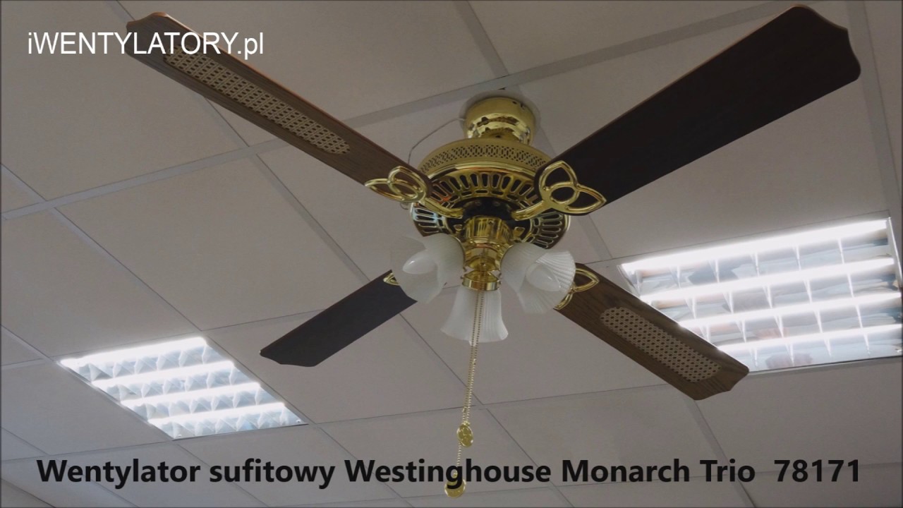 Wentylator sufitowy Westinghouse MONARCH TRIO 78171