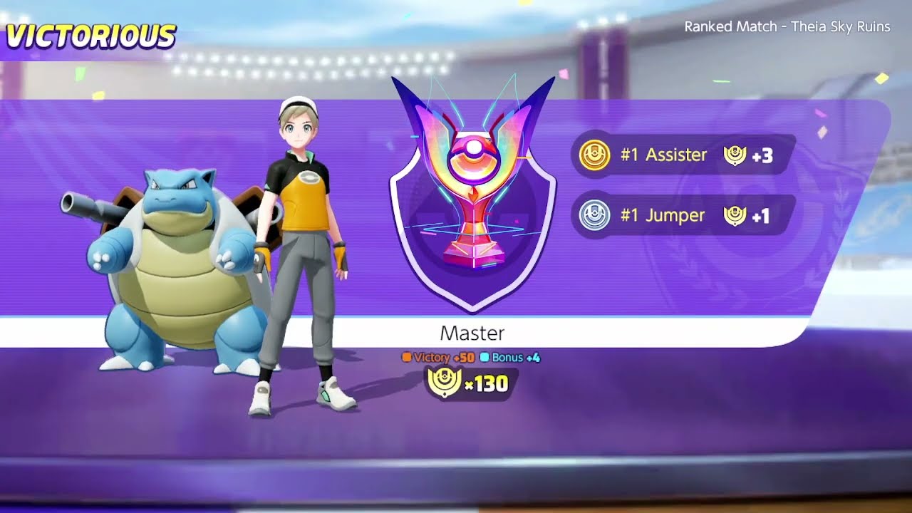 Master Rank Ranked Battles – One Mistake Costs the Game #pokemon #pokemonunite #letsplay #games