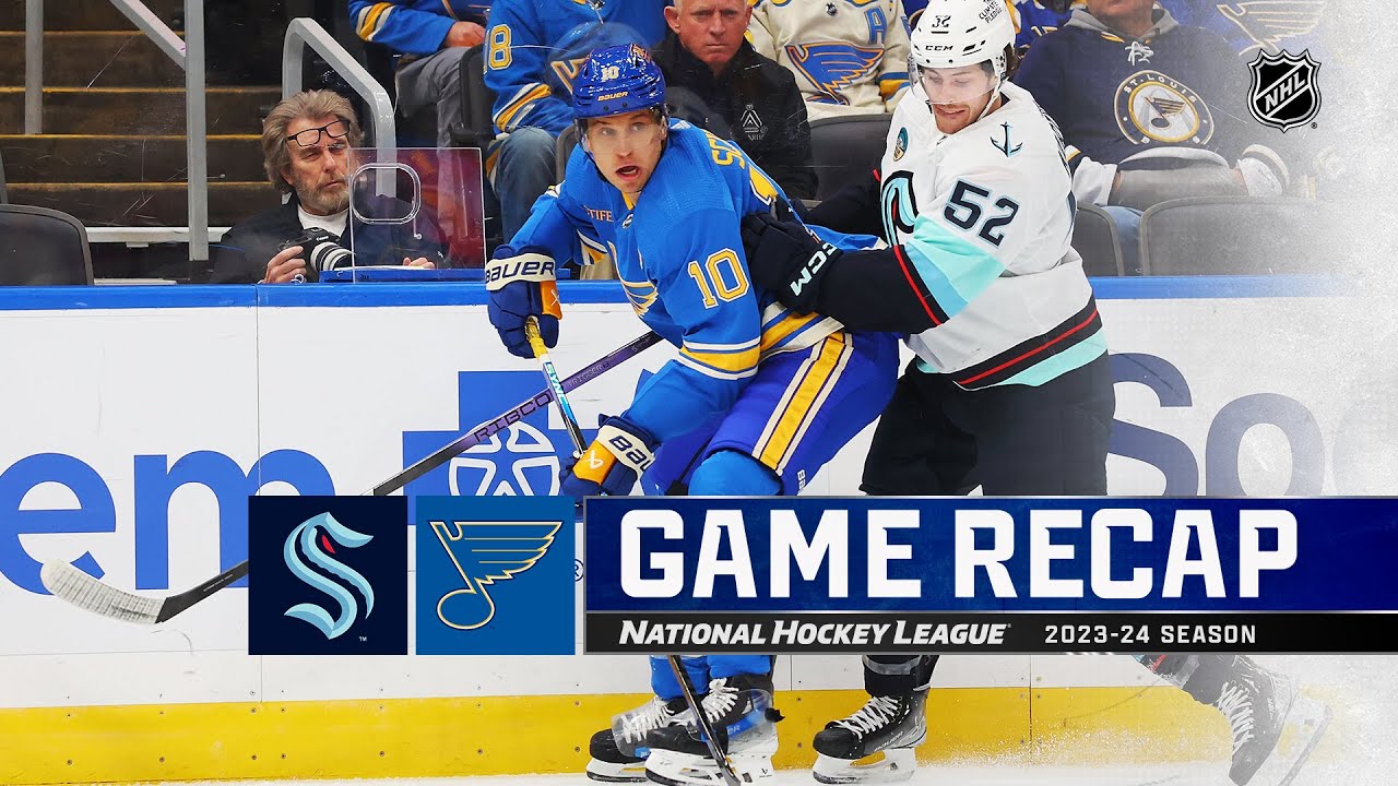 Kraken @ Blues 10/14 | NHL Highlights 2023