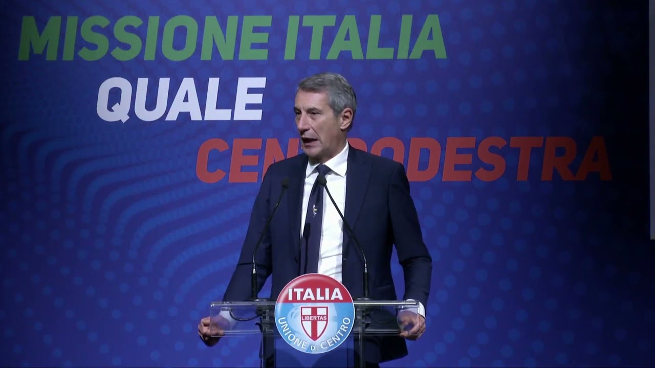 Assemblea Nazionale Udc Missione Italia Quale Centrodestra. Il presidente Udc Antonio De Poli