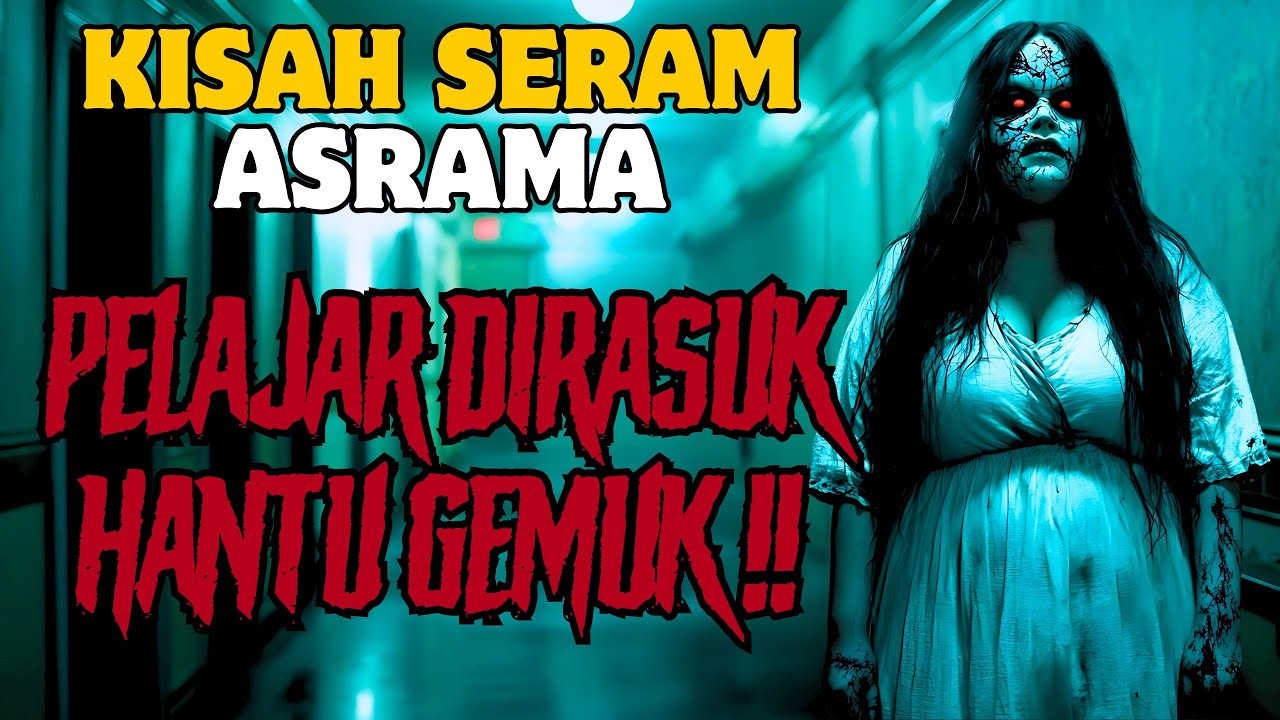 KISAH SERAM ASRAMA | TERJUN BANGUNAN AKIBAT DIRASUK HANTU GEMUK | MISTERI PENUNGGU KUBUR LAMA‼️