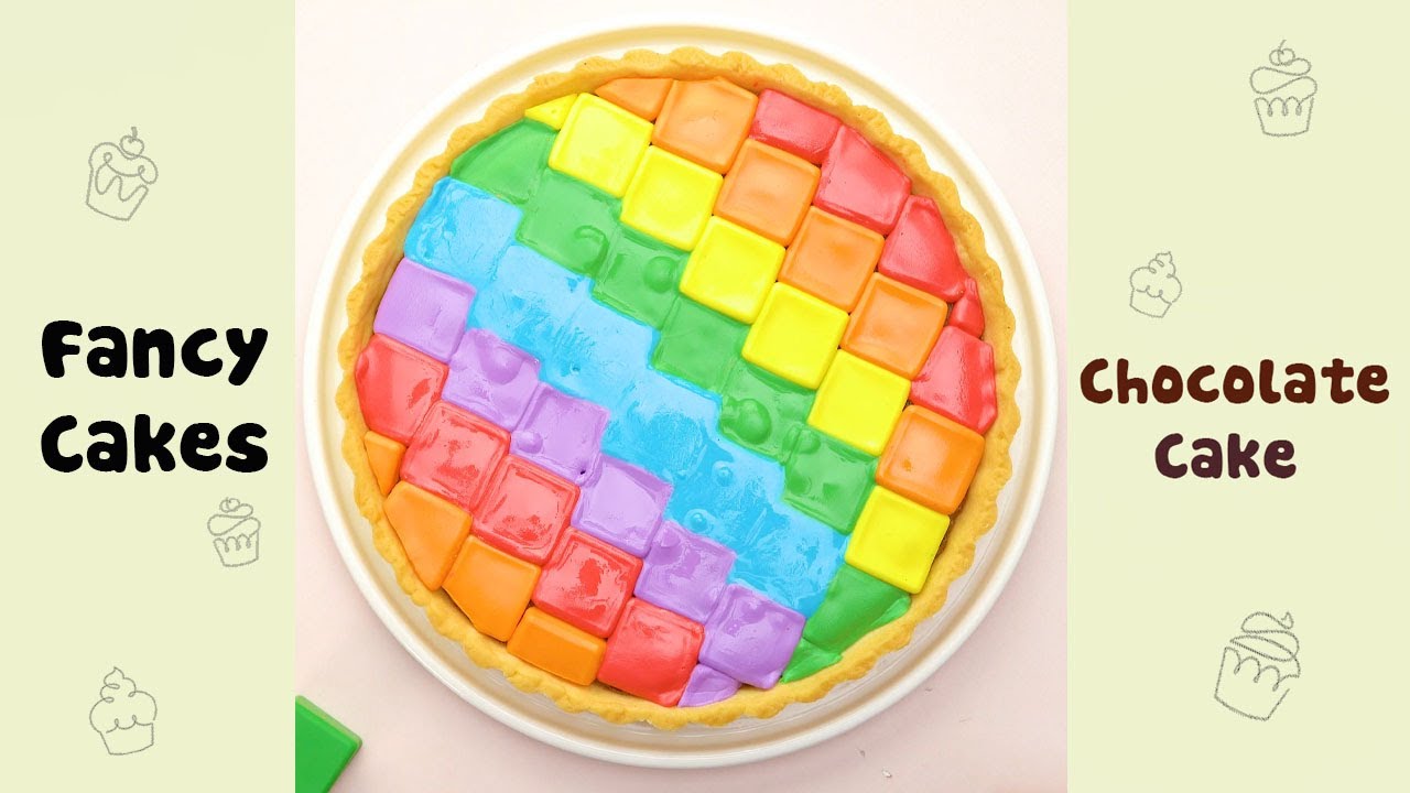 So Yummy Rainbow Chocolate Dessert