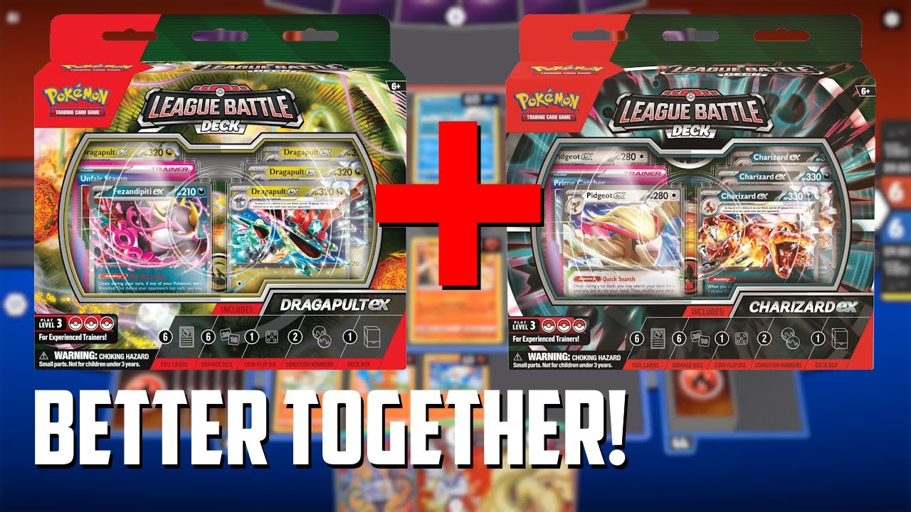 Combine the Dragapult ex League Battle Deck with the Charizard ex League Battle Deck! - Pokemon TCG