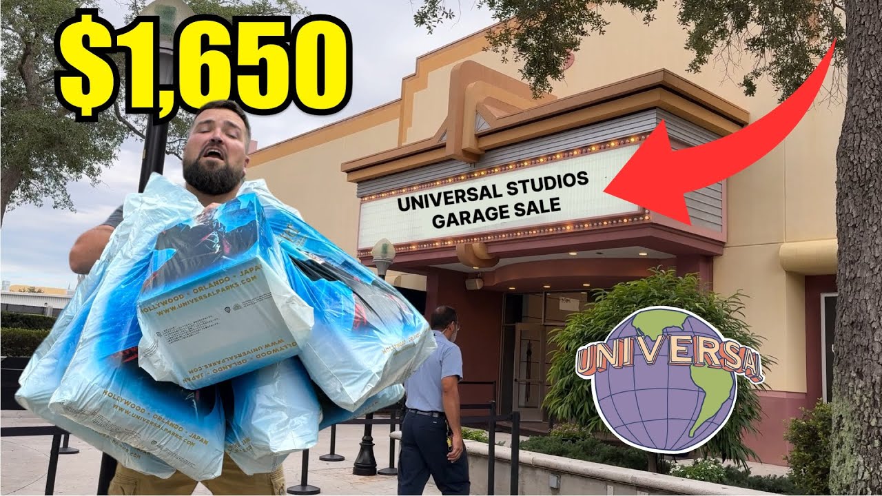 UNIVERSAL STUDIOS GARAGE SALE! SHOPPING SPREE - Crazy prices you wont believe