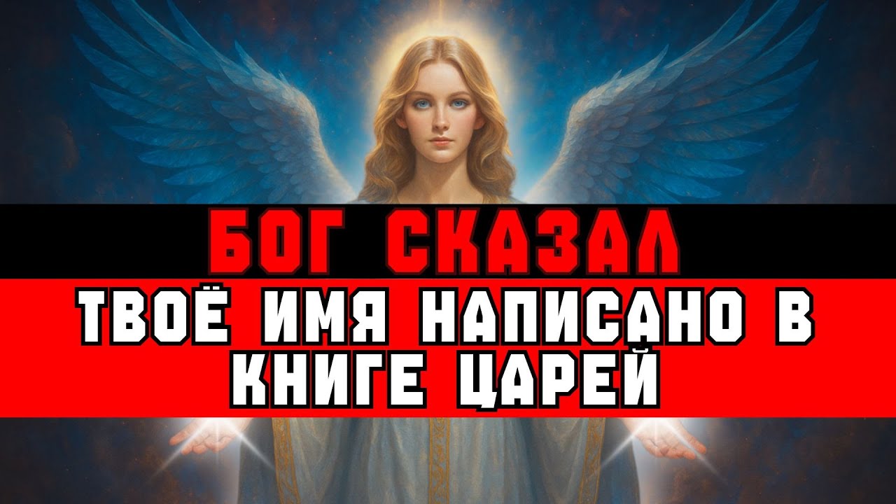 ИЗБРАННЫЙ, Бог СКАЗАЛ: ТВОЁ ИМЯ — В КНИГЕ ЦАРЕЙ 📜