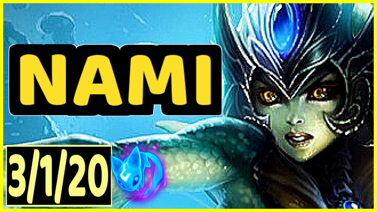 NAMI VS SONA - 3/1/20 KDA SUPPORT GAMEPLAY MASTER I