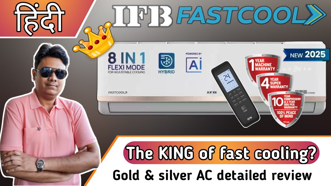 The King of Fast cooling? IFB Gold & Silver series Split AC review , Pros & Cons [Hindi]