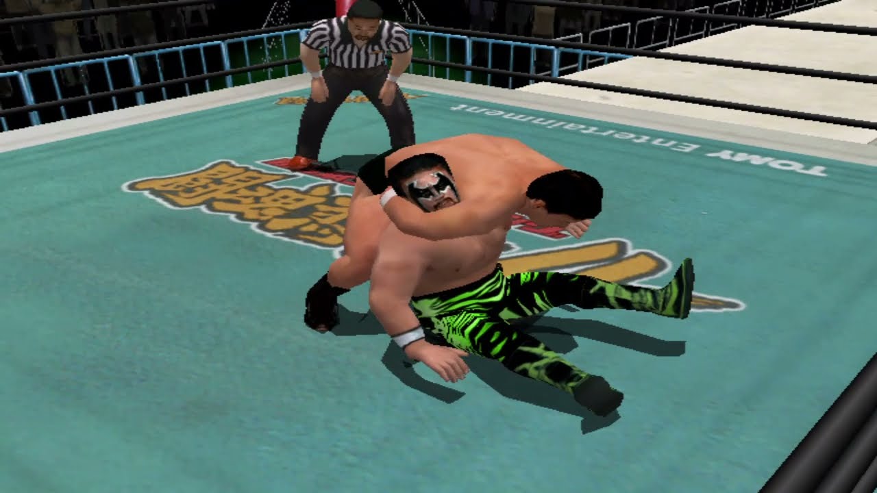 NJPW Toukon Retsuden 4 Matches Tatsumi Fujinami vs Power Warrior