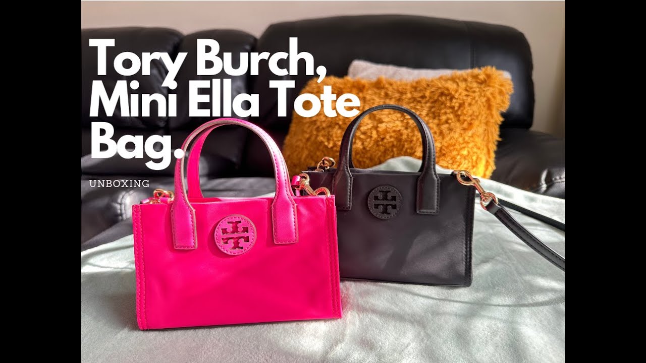 TORY BURCH MINI ELLA TOTE BAG | NYLON