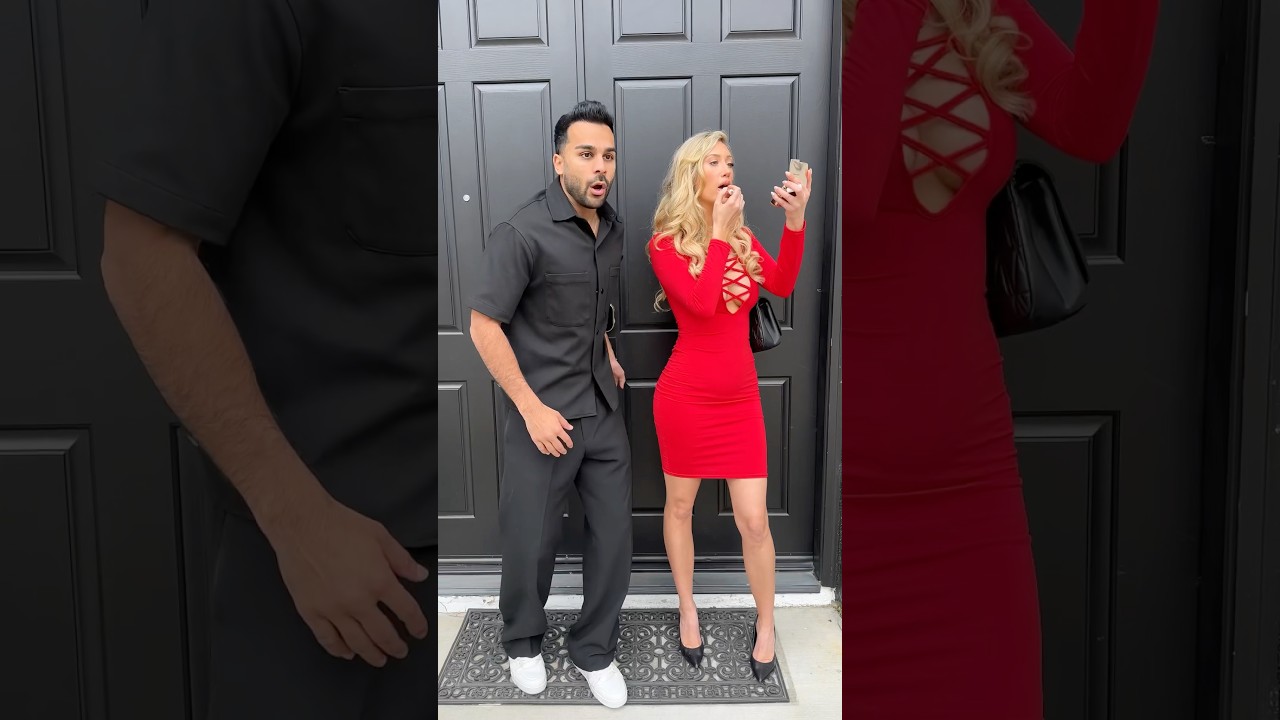 How she looks at home VS outside