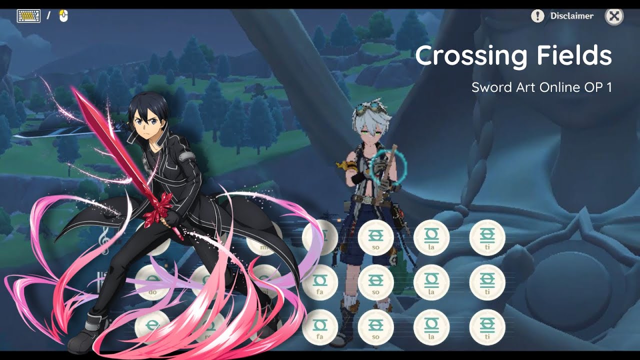 Crossing Field (SAO OP 1) | Genshin Impact Windsong Lyre Cover