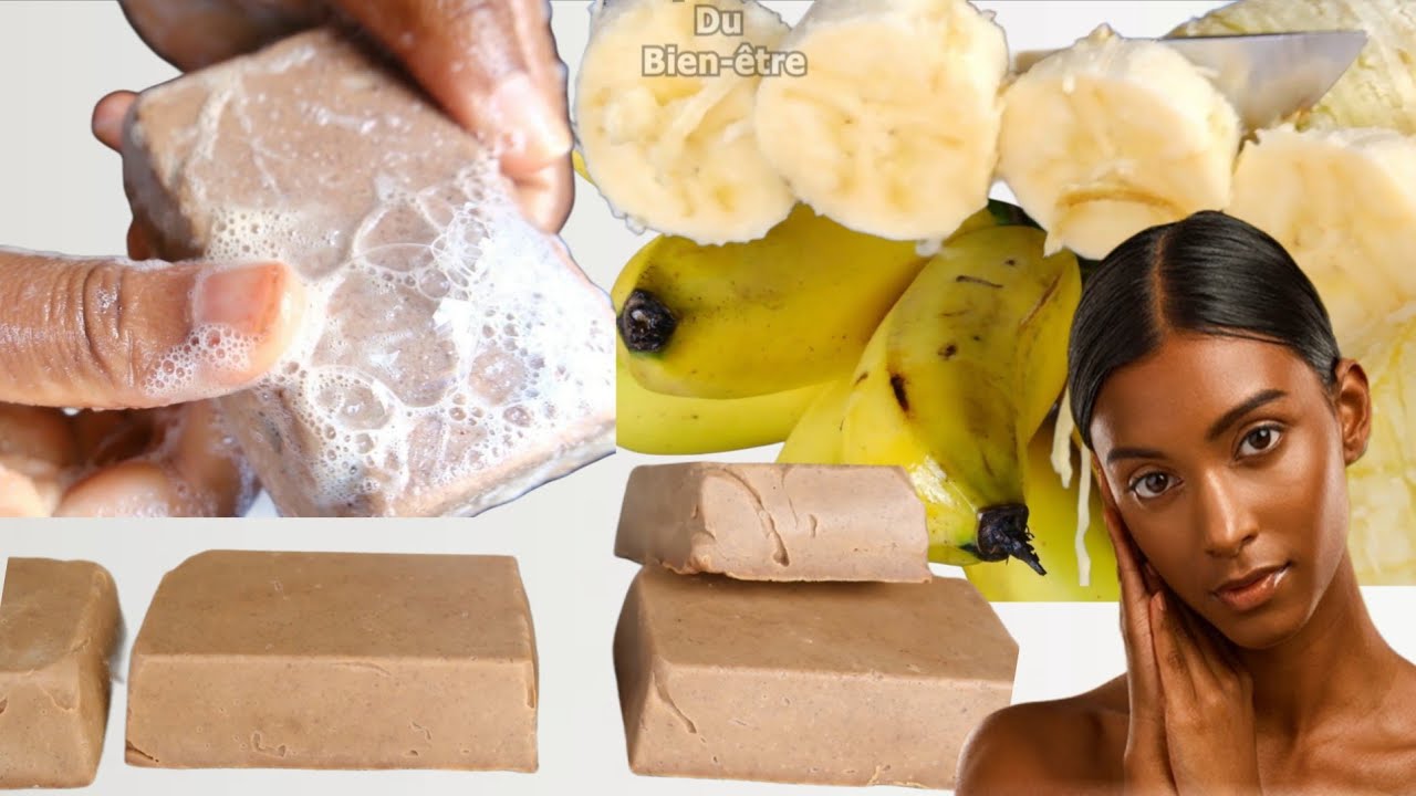 Savon ANTI-AGE a la banane Super Rajeunissant, Hydratant, adoucissant et embellissant