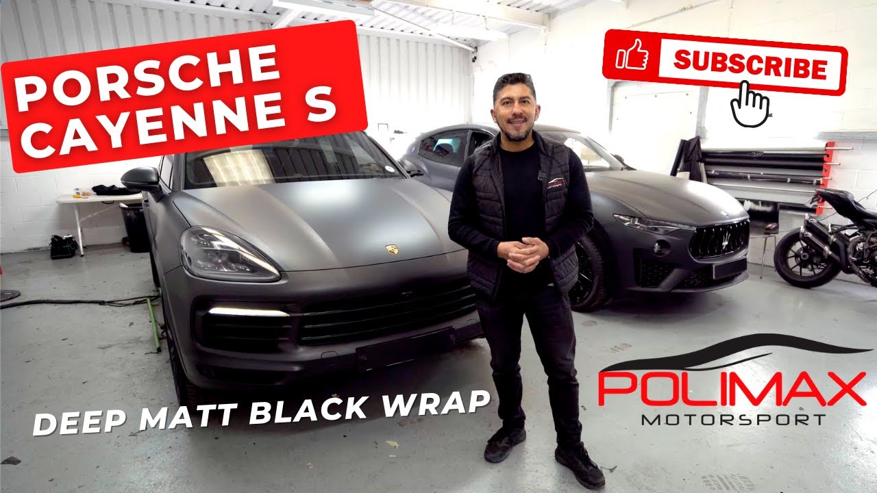 How To Wrap a Porsche in Deep Matt Black 3M