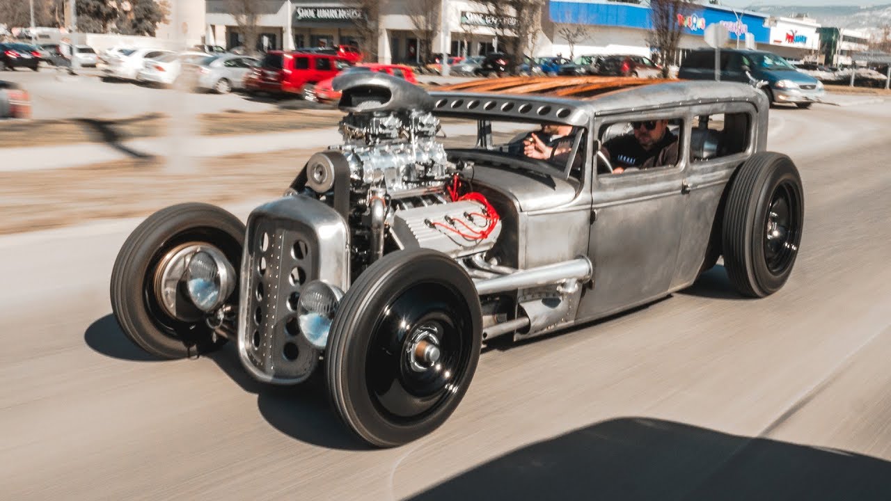 Cruising in a 1930 Ford Model A Rat Rod! This thing is crazy!!!