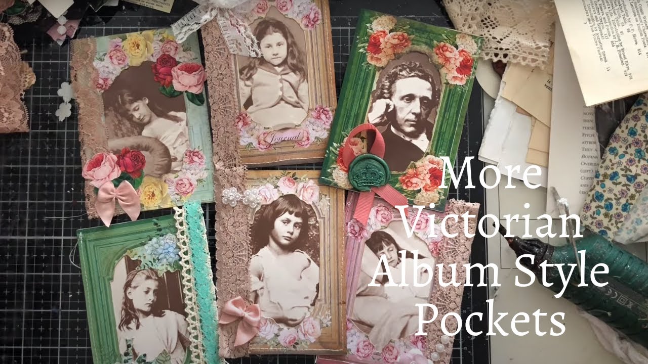 Victorian album with Book Images Pocket