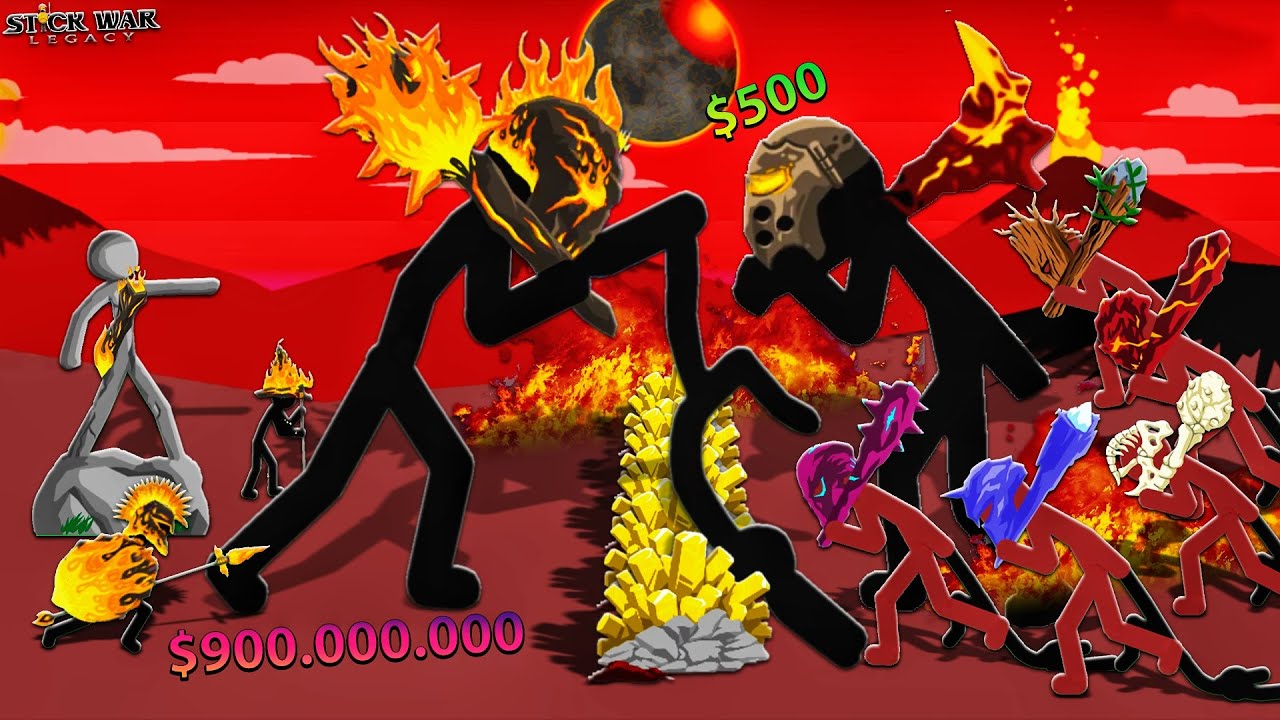 NẾU SLENDERMAN SẢN XUẤT NGƯỜI QUE MAGMA TIÊU DIỆT 1000 NGƯỜI QUE TRÙM CUỐI TRONG STICK WAR LEGACY