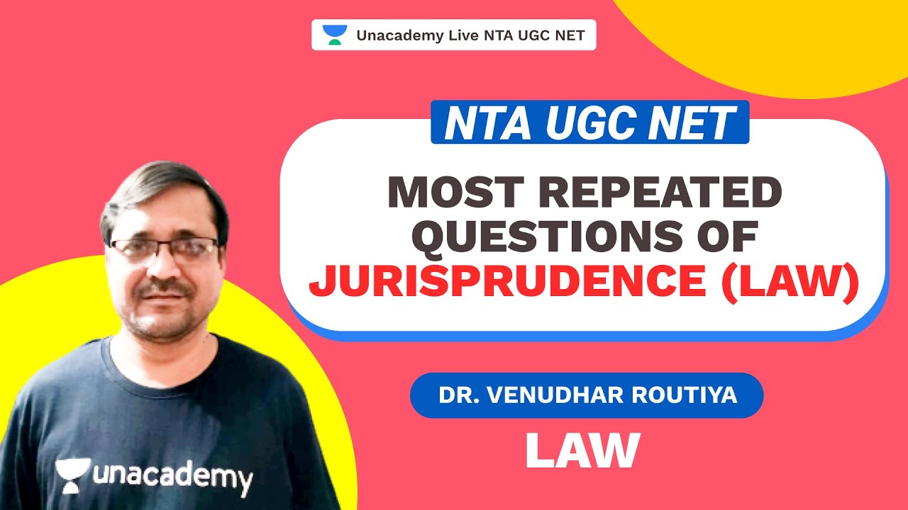 Most Repeated Questions of Jurisprudence (law) | Venudhar | NTA UGC NET | Law