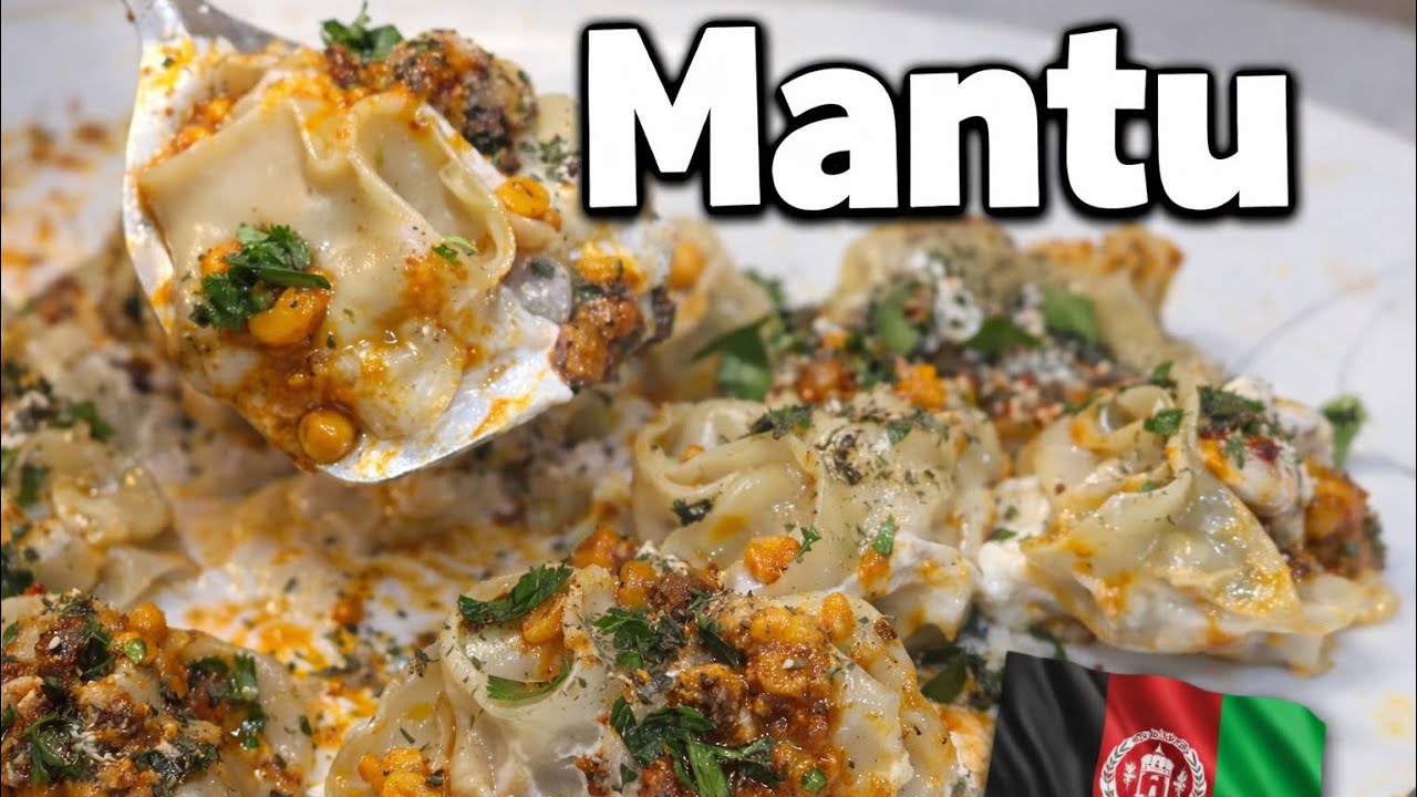 غذای دل‌چسپ زمستانی! طرز تهیه آسان منتوی افغانیAFGHAN CHICKEN DUMPLING RECIPE 🥟🌶️😋