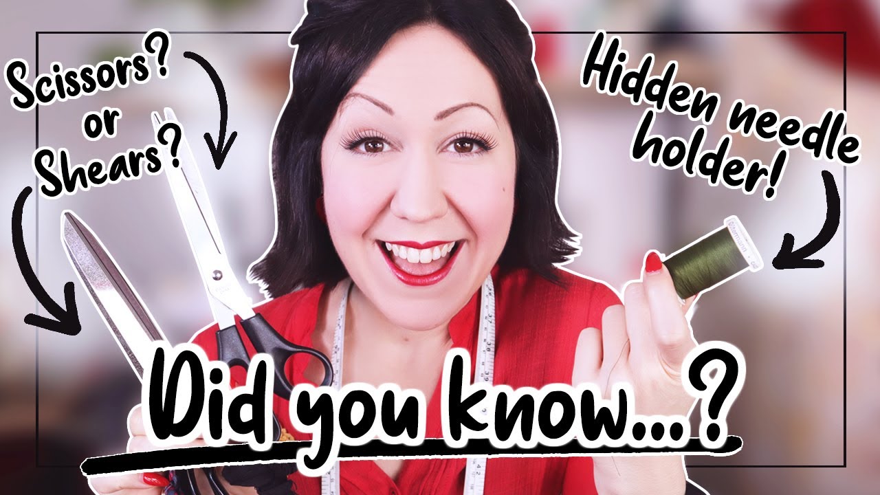 4 RANDOM THINGS YOU MIGHT NOT KNOW ABOUT SEWING! ✂ Did you know...