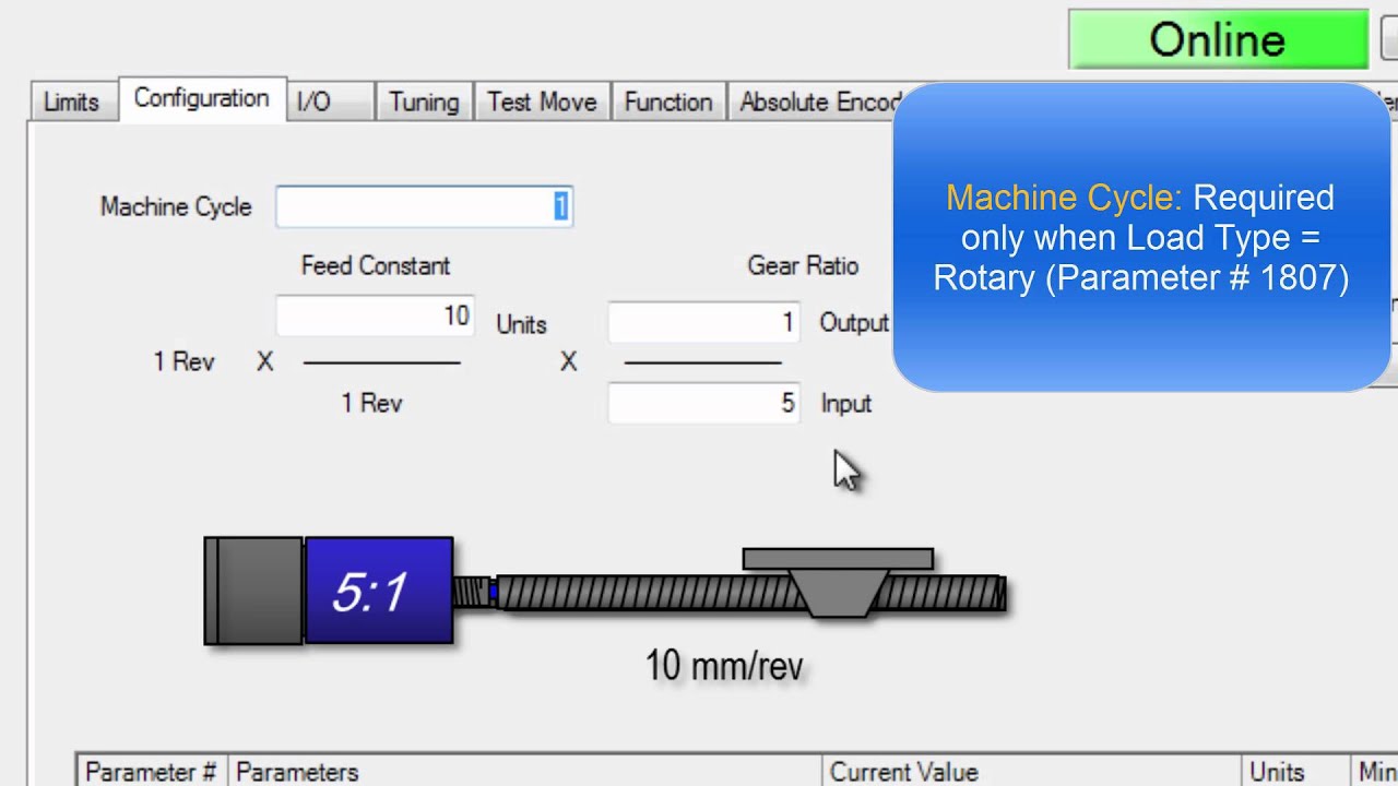 MotionWorks IEC - Setting User Units