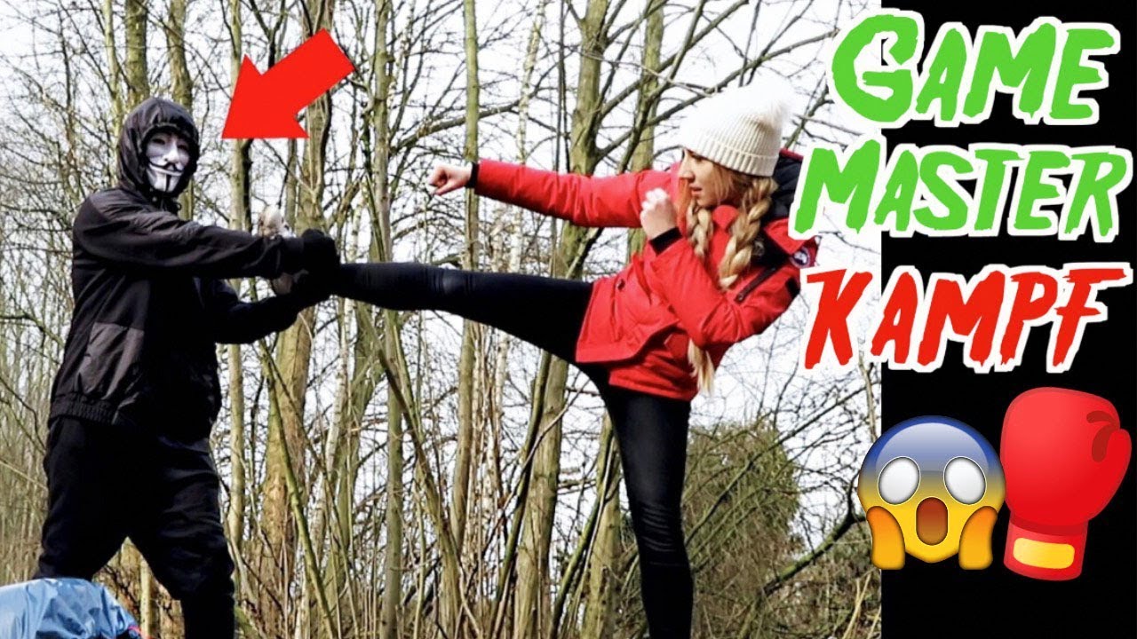 K&Auml;MPFEN ALLEINE gegen GAME MASTER im WALD (WER ist BESSER)